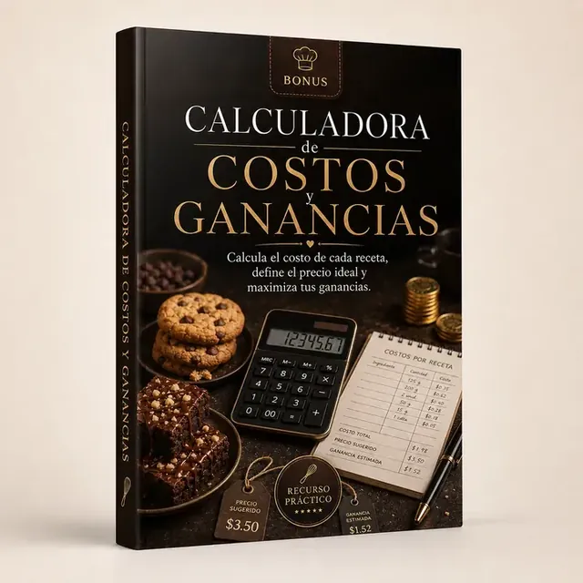 Mockup del bonus Calculadora de Costos y Ganancias