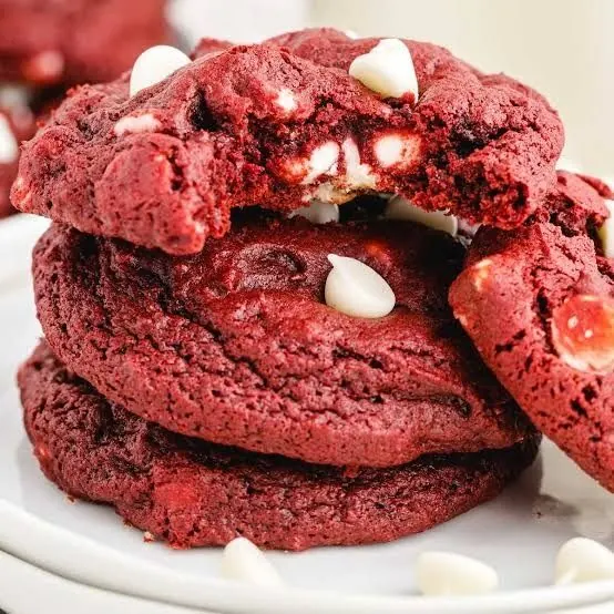 Cookie red velvet rellena